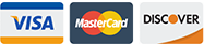 Accepted Cards Visa MasterCard Discover